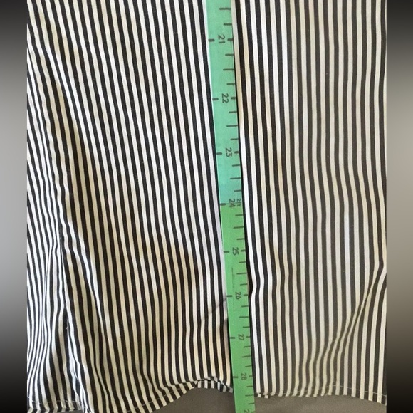 J.Crew Haberdashery Black and White Striped Button Up - size medium tall - Picture 11 of 11